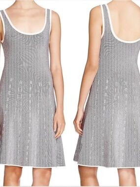 Theory-Codris Geometric Knit Dress